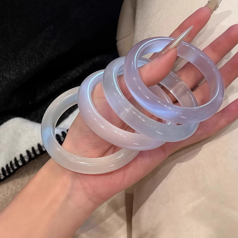 Vòng tay giả ngọc bích phong cách Trung Quốc, phù hợp wear hàng ngày