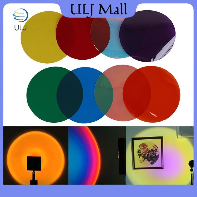 ULJ 5 / 10 Cái 10CM Phim Hiệu Chỉnh Màu Đèn Tấm Lọc Trong Suốt Tự Dính Gel Ánh Sáng Cho Đèn Pha Phòng Ngủ Phòng Khách.