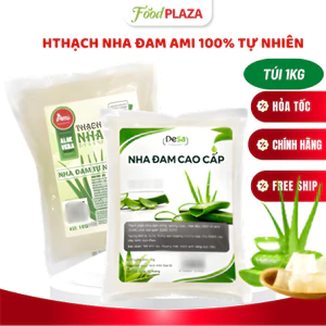 Thạch Nha Đam Ami Và Desa Túi 1Kg - Topping Giòn Ngon Thanh Mát Cho Đồ Uống