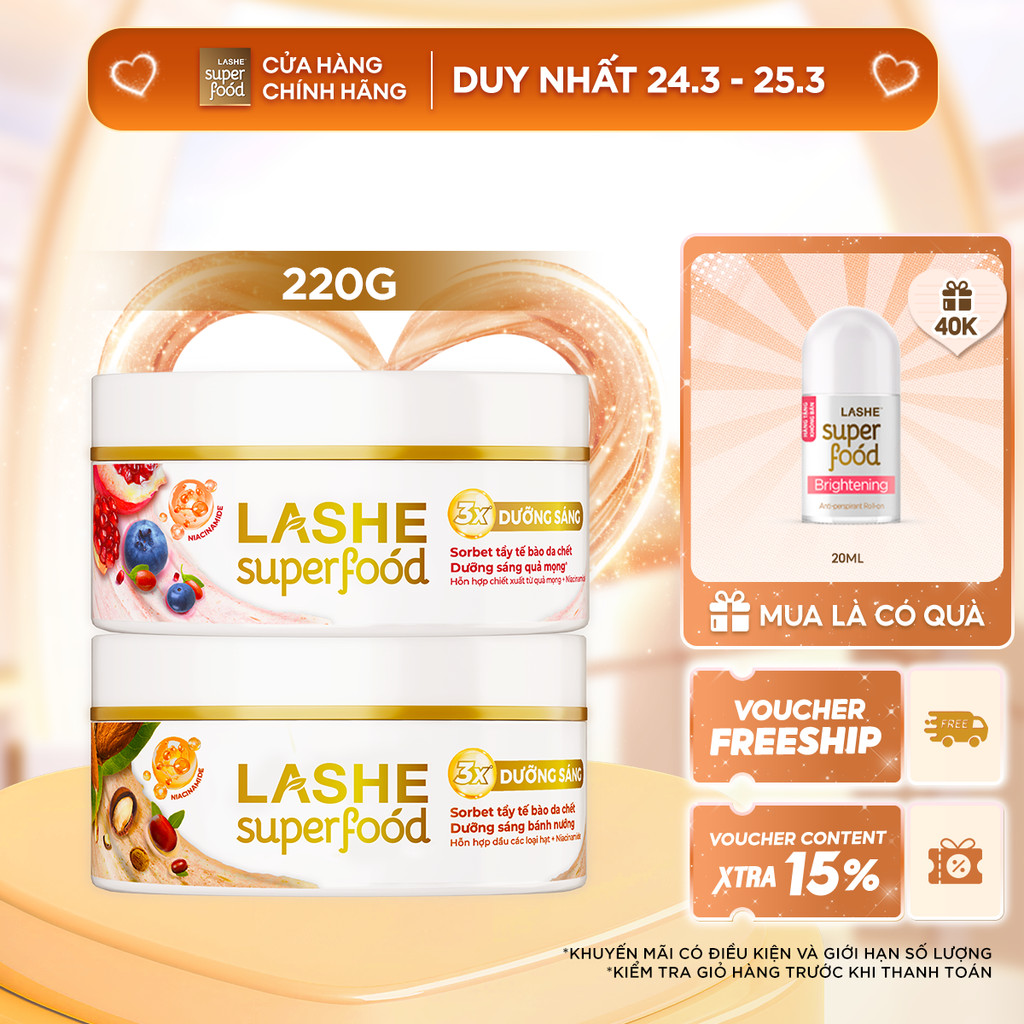 Kem Tẩy Da Chết Lashe - Hình ảnh thực tế