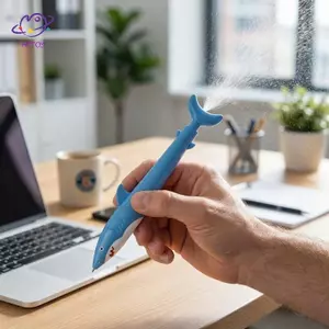 HFTOY Bút nước đùa thực tế Bút bi sáng tạo Trường học Lớp học Gag Đồ chơi Quà tặng độc đáo cho bạn bè Học sinh ~