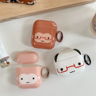 Biểu cảm động vật cho AirPods 1 / 2 3 Pro Pro2 pro3 Airpod4 Bộ tai nghe Vỏ bảo vệ Bluetooth không dây AirPods Pro i3 i4 pro3 Vỏ bảo vệ tai nghe