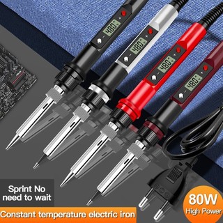 【vạn】Mỏ Hàn 80W Có LCD, Phù Hợp Sửa Chữa Thiết Bị Điện Tử, Điều Nhiệt Chính Xác, Bền Bỉ, Sử Dụng Dễ Dàng