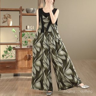Bộ Áo Liền Quần Nữ Cổ Chữ V Dáng Rộng Phong Cách Retro Slimer Look - Khuyến Mãi Khách Hàng Mới