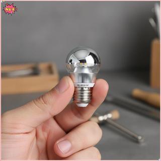 Bóng đèn gương dây tóc LED trang trí N & X 5W E27 E14 Góc 360 độ nửa bạc để chiếu sáng hành lang khách sạn sang trọng.