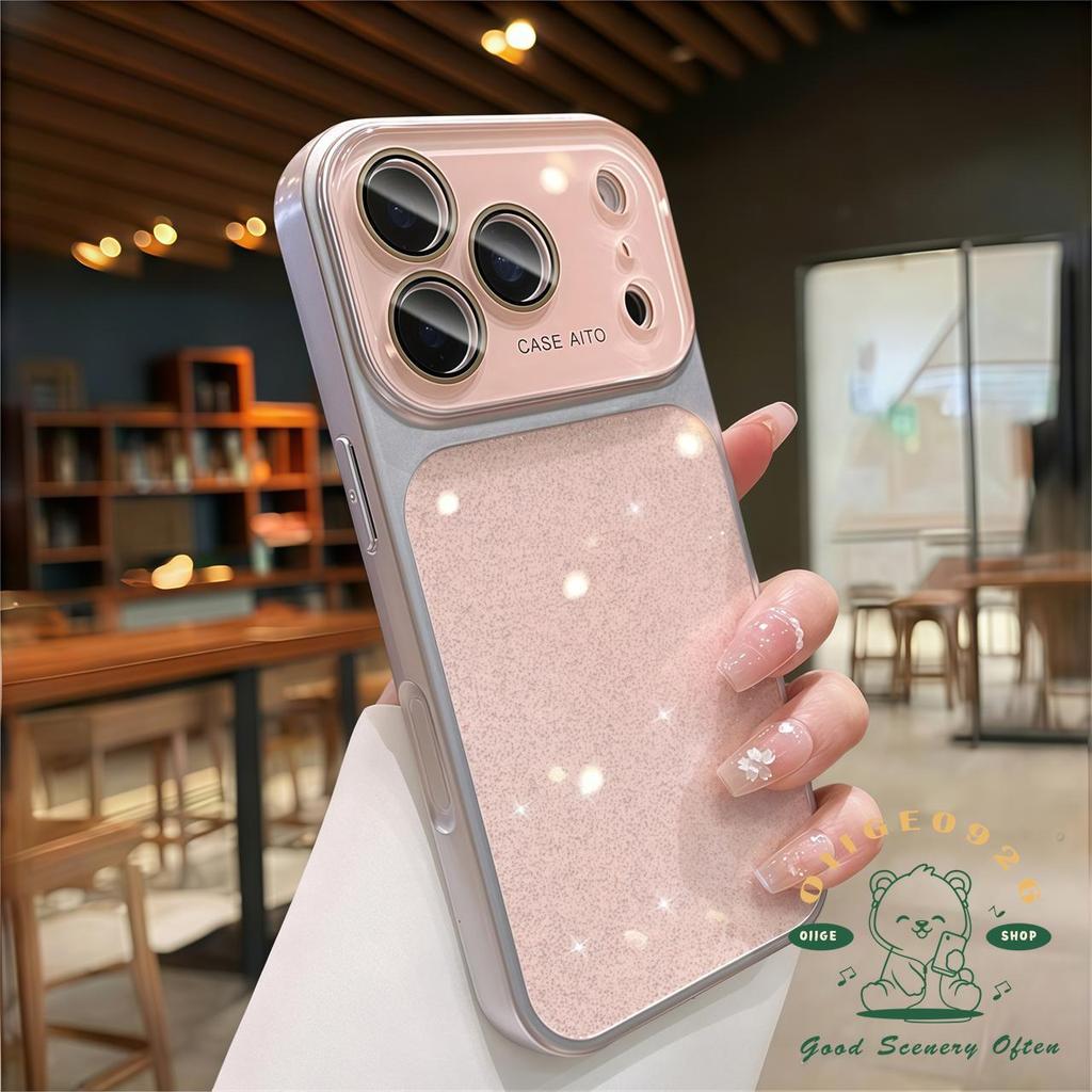 【 Ốp lưng iPhone17 】 Túi khí lấp lánh dạng lỏng Vỏ điện thoại iphone17 Pro Max 16 15 14 cho vỏ iPhone Vỏ mềm silicon TPU chống sốc