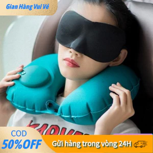 【48h】Gối chữ U tự phồng siêu nhẹ, có thể điều chỉnh độ phồng theo ý muốn, mang lại cảm giác dễ chịu cho cổ.