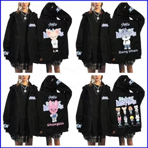 Áo khoác nỉ Stray Kids, thiết kế hoodie, phù hợp mặc tại nhà