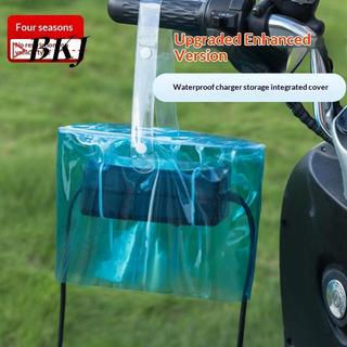 [KJ] Bộ sạc xe máy điện Túi che mưa Túi sạc xe hơi điện PVC Túi chống nước Cắm ngoài trời đa năng Hộp bảo vệ chống bụi [Mới]