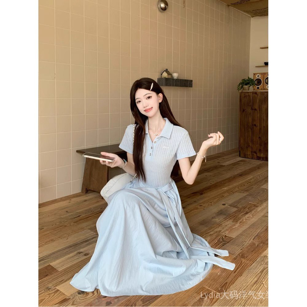 Đầm nữ mùa hè size lớn cao cấp - Thắt lưng độc đáo, thắt eo đẹp, giảm giá 10%