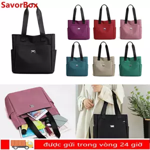 Túi xách dung tích lớn SAVORBOX Thiết thực cho trường học và túi Tote du lịch