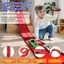 HFTOY 13 Ft Và 16 Ft Linh Hoạt Race Tra Dành Cho Trẻ Em, Đua Xe Ramp Tra Có Cốc Hút Và 4 Xe Đua Nhỏ ~