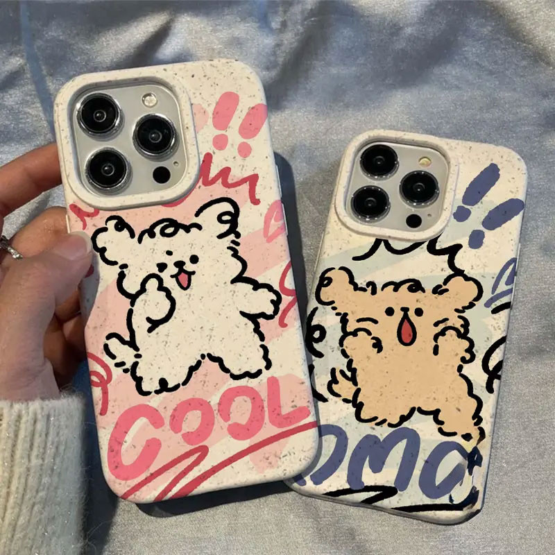 Ốp Cặp Đôi Chuột Graffiti Cho iPhone 11-17 Pro Max