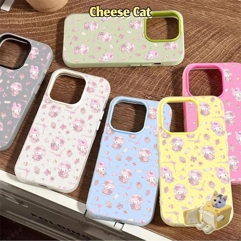Pink Cánh Bướm Rabbit Vỏ điện thoại dành cho iPhone 14 15 16 13 12 11 Pro Max Xs Max XR 17 Air Vỏ iPhone màu hồng