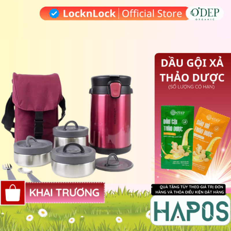 Bộ hộp cơm LocknLock giữ nhiệt 2000ml Easy Take Lunch Box Chính hãng ...