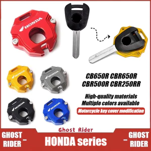 DÀNH CHO XE HONDA CB650R CBR650R CBR500R CBR250RR Vỏ Chìa Khóa Xe Máy Vỏ Chìa Khóa Bảo Vệ CNC Nhôm Chìa Khóa Nắp Bảo Vệ