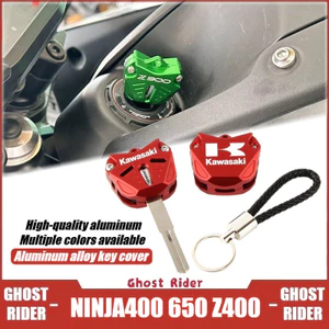 CHO KAWASAKI NINJA400 Z400 NINJA650 Vỏ Chìa Khóa Xe Máy Vỏ Chìa Khóa Bảo Vệ CNC Nhôm Chìa Khóa