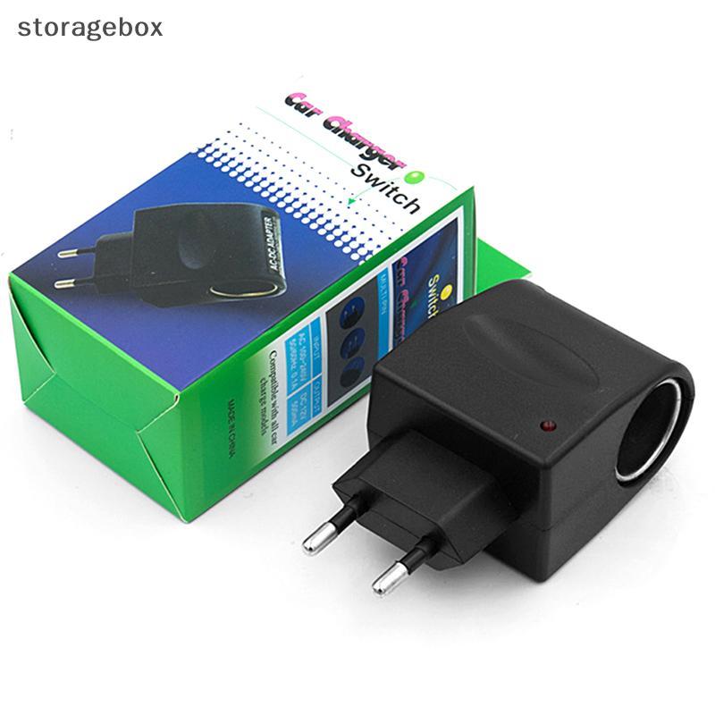 [Hộp lưu trữ] Phích cắm chuyển đổi đa năng 220V AC sang 12V DC Bộ chuyển đổi nguồn ô tô Soet Bộ chuyển đổi đẹp