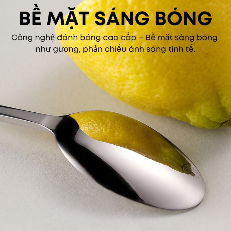 Muỗng Cà Phê Inox 304 Cán Dài KOOBEE – Thìa Khuấy Ly Cao, Muỗng Múc Đá, Múc Mật Ong, Nĩa Cocktail Thanh Lịch | 343
