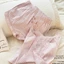Bộ Đồ Ngủ Pyjama PychoU, Dây Đeo Spaghetti Bộ Đồ Ngủ Nơ Ngọt Ngào, Dễ Thương Rời Phù Hợp Với Không Tay Hai Miếng Pyjama Homewear