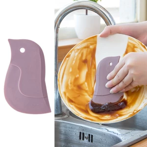 Yoo Soft Linh hoạt Chim cánh cụt silicon Dụng cụ cạo nhà bếp để làm bánh và nấu ăn
