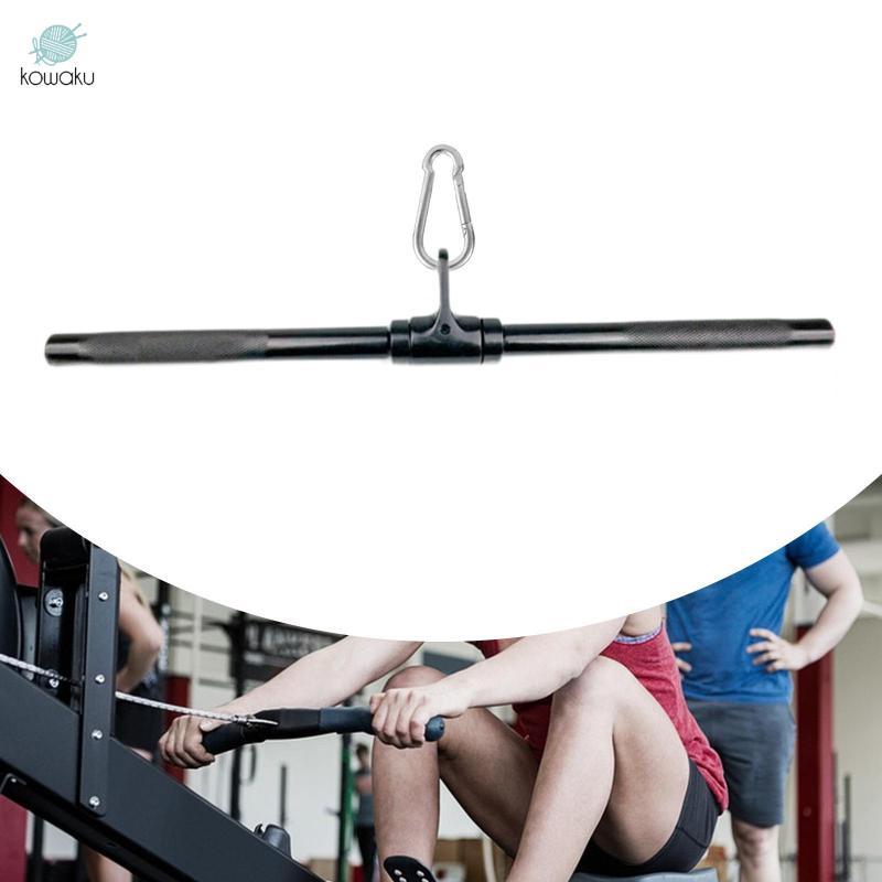 Thanh kéo xuống LAT Tricep Press Down Bar Thép chắc chắn Thanh xoay thanh tạ 20 inch