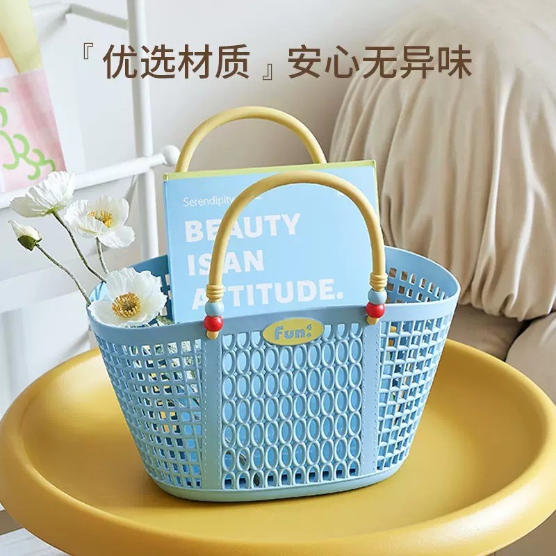 Giỏ tắm Giỏ đựng đồ bằng nhựa Giỏ đựng ký túc xá sinh viên có giá trị cao Sử dụng 26.1.7 TJTY