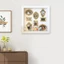MONOSTYLE DIY Mini Museum Silhouette Box, Bộ trưng bày bộ nhớ dây đèn LED mini, Khung vàng sáng tạo Bảo quản bộ nhớ Khung ảnh cho quà tặng kỷ niệm