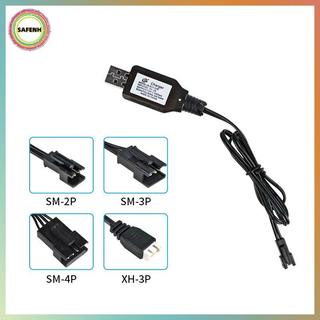 Bộ sạc pin Li-ion SAFENH 7.4V cho đồ chơi RC điện Thuyền ô tô có sạc USB VN