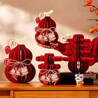 2026 Đồ trang trí năm mới Đồ trang trí bầu Năm mới của con ngựa Phong cách mới Lễ hội mùa xuân Năm mới Phòng khách Lối vào Trang trí bầu không khí QUMV