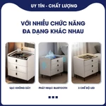 Tủ Đầu Giường Thông Minh 036 Đa Chức Năng, Sạc Không Dây, Đèn 3 Màu, USB, Loa Bluetooth , chuyên đồ dùng cho gia đình — ảnh 7