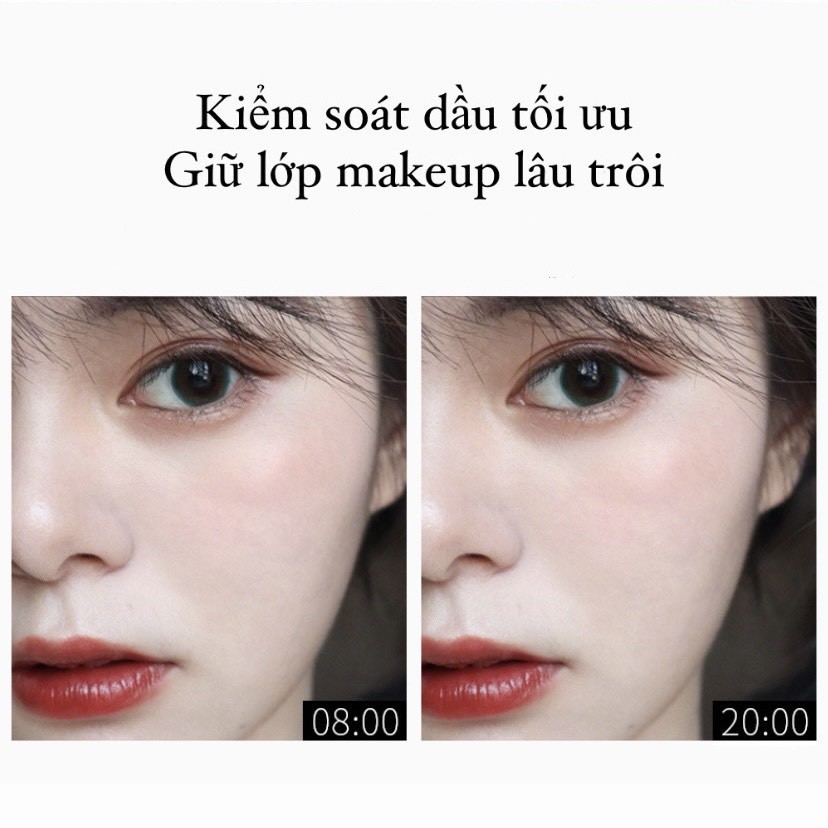 Xịt khóa nền HUNMUI có nhũ khóa lớp trang điểm dưỡng ẩm bắt sáng make up fixer spray star flash