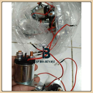 Rơ Le Đề Khởi Động Máy Phát Điện 2KW 3KW Dùng Cho Động Cơ Xăng 168F, GX160, GX200 (Rơle Bình Ắc Quy 12V)