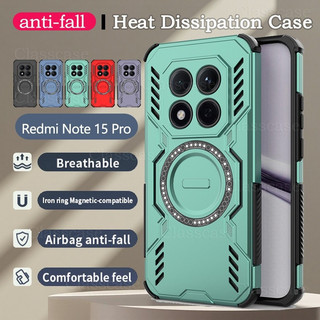 4G 5G Rỗng Tản Nhiệt Vỏ Điện Thoại Bảo Vệ Camera Túi Khí Bốn Góc Chống Sốc Ốp Lưng Cho Redmi Note 15 Pro Plus 15Pro 15ProPlus 15Pro + Note15 Pro + Note15Pro +