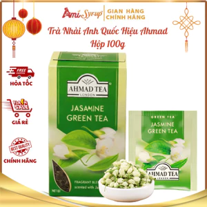 Trà Nhài Anh Quốc Hiệu Ahmad Hộp 100g Thưởng Thức Ly Trà Thanh Mát Tốt Cho Sức Khỏe