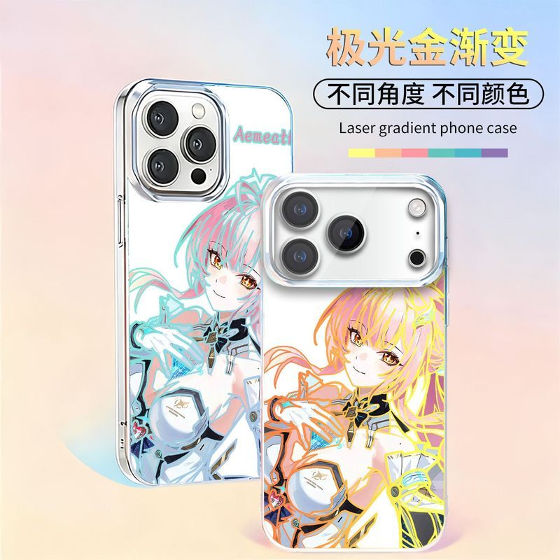 Ốp điện thoại Wuthering Waves / Aemeath / Aemeath iPhone Vivo Naruto Xiaomi 15 Mecha Girl OPPO / vdcss