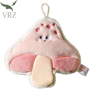 Khăn lau đa năng hoạt hình VRZ, dày thấm hút, có vòng treo, lau rau/tay