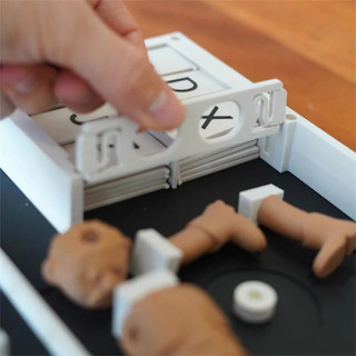 Playbook'd Hangman Magnetic Cowboy 3D Printed Playbook Board Game