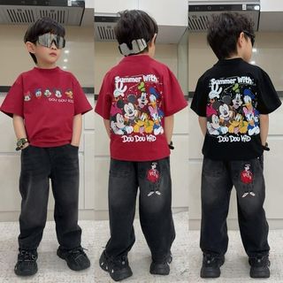 [AP71 - DOU DOU KID] Áo Phông Hữu Cơ Trẻ Em 11-48kg,Chất Áo Mềm Mại