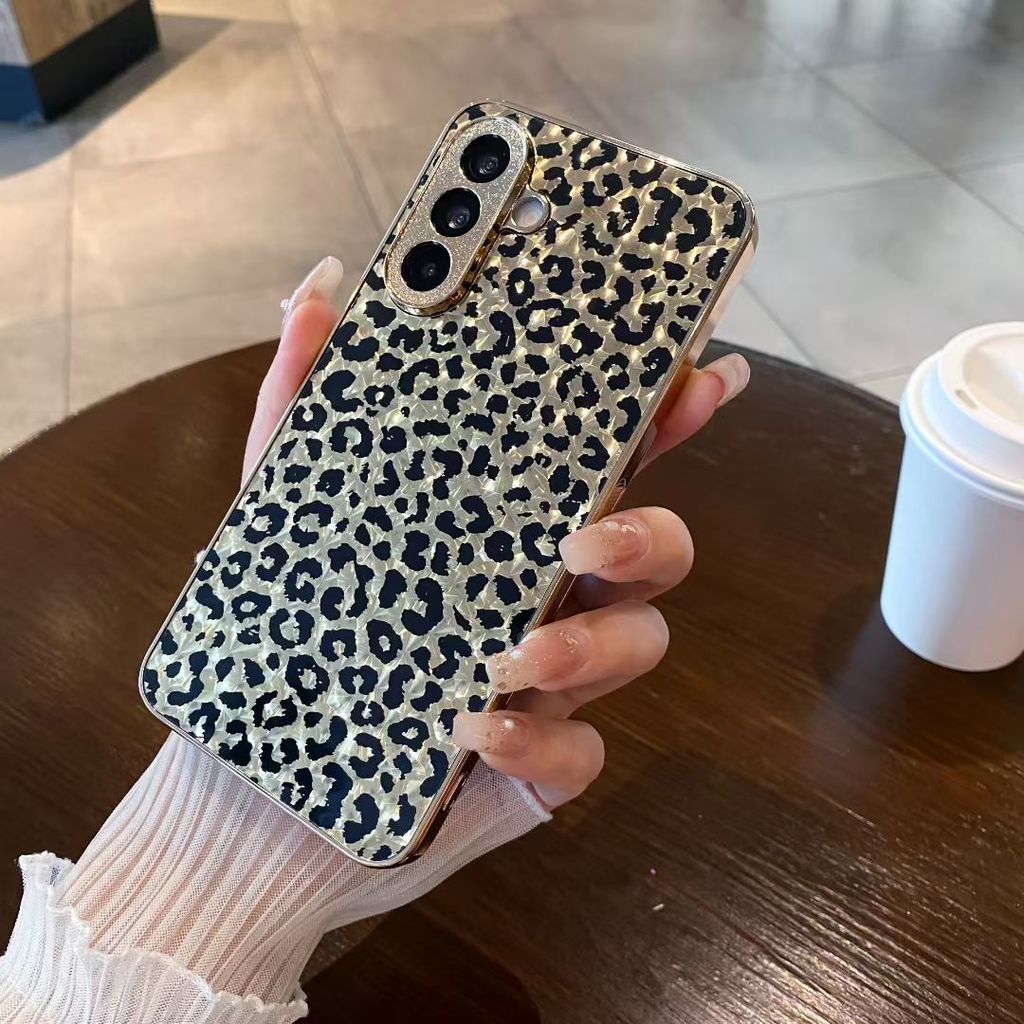 Ốp Điện Thoại Di Động Cao Cấp Cao Cấp Cho OPPO RENO 8T 11 11PRO 12 12 12PRO 13 13PRO 14 14PRO 15 15PRO 11F 12F 13F 14F 15F Thiết Kế Họa Tiết Họa Tiết Da Báo Độc Đáo Sang Trọng