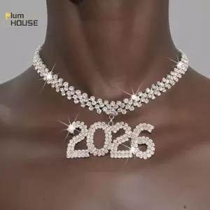 PlumHOUSE Mặt Dây Chuyền HipHop Pha Lệ Giả Kim Cương, Style Punk Dành Cho Nữ - Quà Tặng Việt Nam