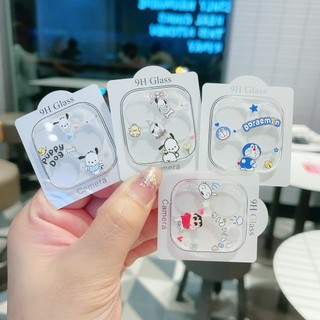 Phim Hoạt Hình Hình Mèo Điện Thoại Ống Kính Máy Ảnh Bảo Vệ Cho iPhone 16 Pro Max 17 16 Plus Camera Kính Cường Lực Trong Suốt