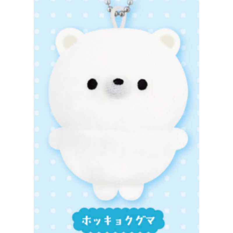 [BTF] Hàng có sẵn JAPAN SK JAPAN Capsule Toy White Animal Soft Plush Mặt dây chuyền Rabbit Seal B8C2