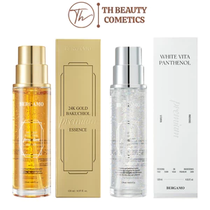 Tinh chất dưỡng ẩm Bergamo serum vàng 24K giúp căng bóng da bổ sung collagen 110ml TH beauty cosmetics