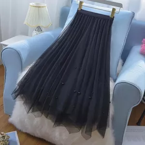 Váy nữ thiết kế độc đáo, đơn giản phù hợp với phong cách thời thượng, màu trắng tinh tế