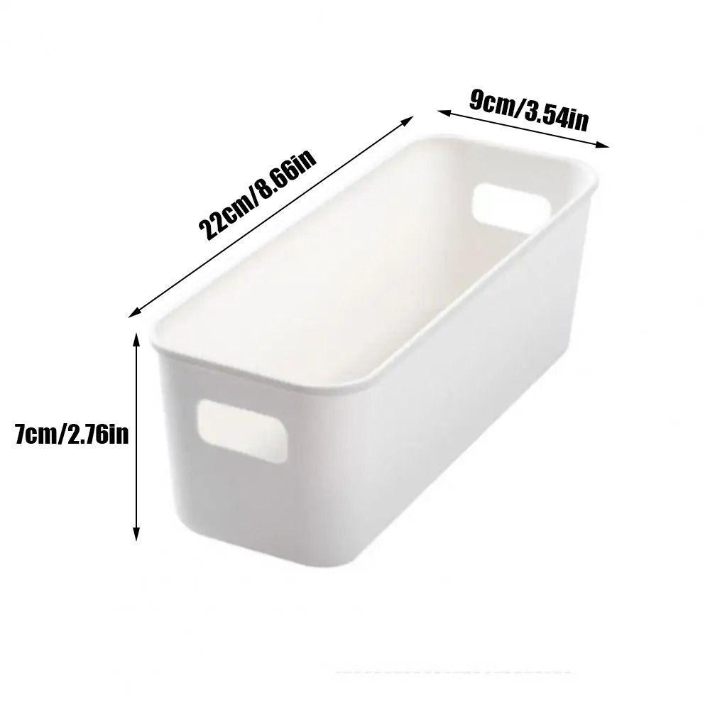 Hộp lưu trữ máy tính để bàn PWSEND, Thùng sắp xếp nhà bếp không nắp có thể xếp chồng lên nhau, Hộp đựng đồ lặt vặt đựng mỹ phẩm trái cây dung tích lớn bền bỉ