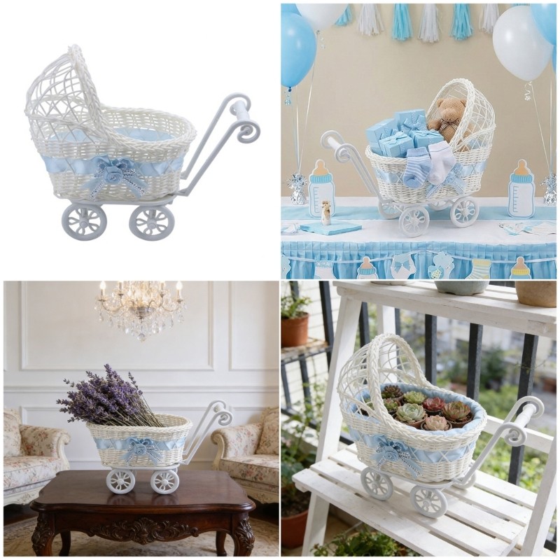 SHI Giải pháp lưu trữ nhà hiện đại Thiết kế dệt Giỏ hoa Vật phẩm nhỏ Giá đỡ tổ chức cho phòng tắm gia đình Thiết yếu