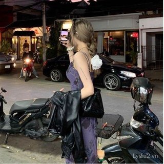 Váy dài phong cách Trung Quốc slim-fit, phù hợp plus size, giảm giá mùa hè
