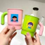 Phim hoạt hình dễ thương Trẻ em Bàn chải đánh răng Bộ cốc nước súc miệng bằng nhựa gia đình Chống rơi