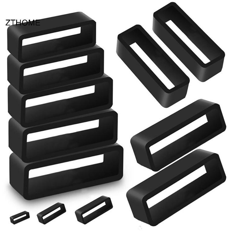 ZTHOME 7 Kích Cỡ Bla Silicone Dây Đeo Đồng Hồ Giữ Vòng Vòng Cao Su Bule Vòng 14-26 Mm Giữ Giá Đỡ Dây Đeo Đồng Hồ Phụ Kiện HOT